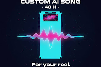 write a custom ai song for your reel in 48 hours