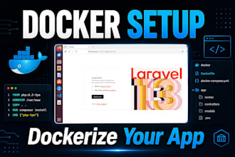 dockerize your app using docker and docker compose