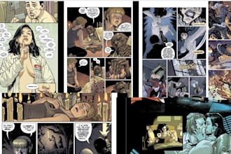 draw illustrate your comic, comicbook, novel graphic