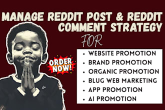 do organic reddit marketing and promote your ai website link via reddit SEO post