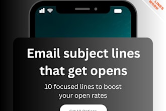 write 10 high converting email subject lines