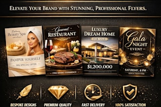 create custom flyers that grab attention