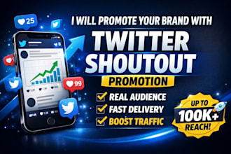 do twitter shoutout, and promote to 80m USA audience
