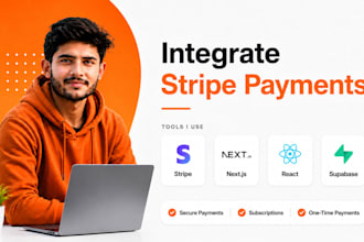 integrate stripe payments into your nextjs react or supabase web app