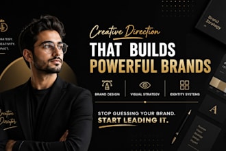 be your creative director for brand design visual strategy