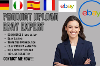 do product upload, ebay seo listing, ebay product upload ebay lister, ebay store