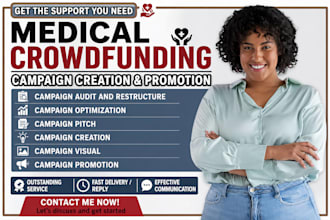 create and promte nonfit medical crowdfunding campaign on gofundme gogetfundme