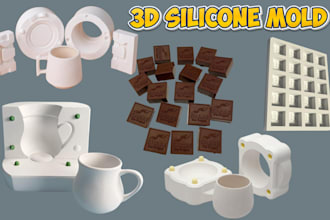 design 3d mold for plastic injection silicone ceramic metal stamping die casting