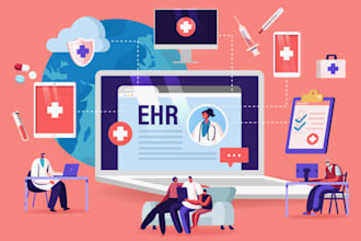 develop ehr, emr system with integration and healthcare analytics dashboards