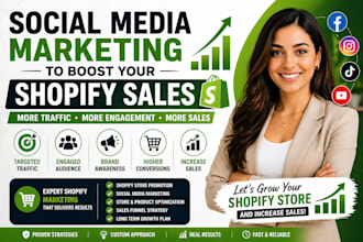 boost shopify sales promote ecommerce store with social medial marketing