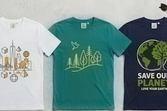 do professional ai logo design and custom  t shirt design