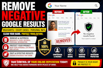 remove personal information, mugshots and court records from google fast