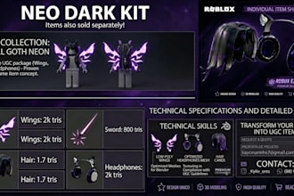 create ugc accessories and assets for roblox