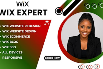 design or redesign a wix website, responsive wix website design expert