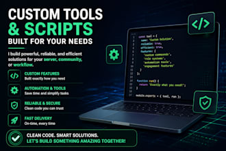 build custom tools and automation for communities