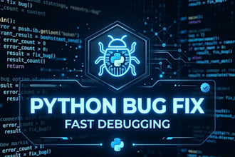 debug and fix python code errors fast