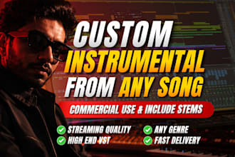 arrangement and remake song for karaoke with studio quality