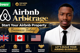 find profitable airbnb arbitrage properties with landlord approval USA UK ca