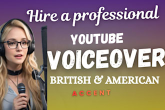 record a professional documentary and commercial voice over in neutral english