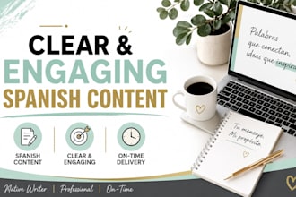 write engaging spanish content for your business