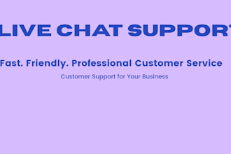 provide professional live chat support for your business
