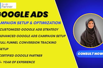 build, manage and optimize your google ads campaign