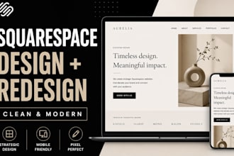 redesign, fix or customize your squarespace website for your business