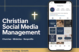 be your christian social media manager for churches and christian projects