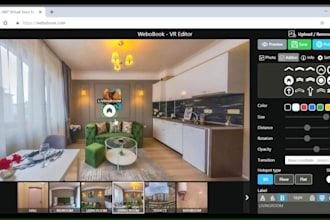 create 360 virtual tour for any of your project