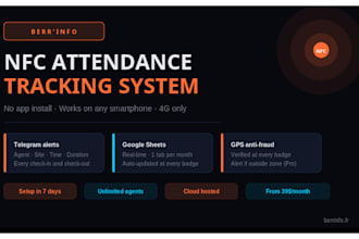 build a nfc attendance tracking system for your field team