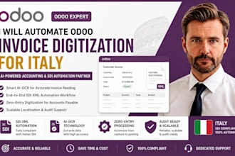 automate odoo invoice digitization ai ocr and sdi integration for italy business