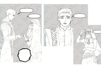 draw your comic, manga or webtoon panels