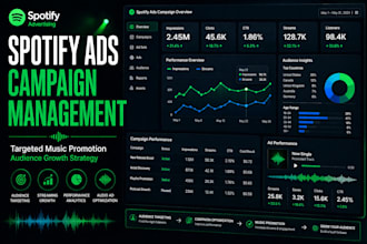 create and optimize spotify ads campaigns for music promotion