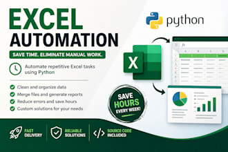 automate your excel tasks using python