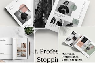 minimalist product catalogue fashion lookbook linesheet and sellsheet portfolio