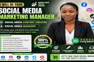 social media marketing manager social media content creator social media manager
