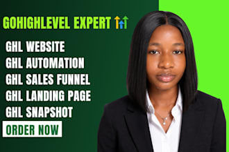 gohighlevel automation, gohighlevel landing page, ghl website, gohiglevel expert