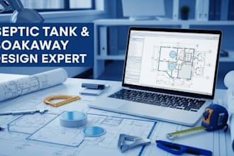design septic tank, soak away and onsite wastewater system for permits