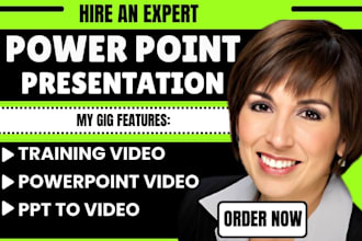 convert powerpoint slides into engaging video training with voiceover