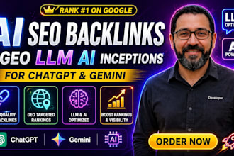 do monthly website local off page, GEO, aeo,SEO backlinks building llm ai search