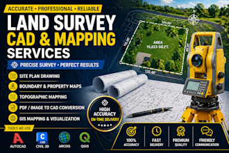 prepare a licensed land surveyor stamped survey for permit and property approval