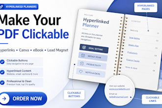 make your PDF clickable with hyperlinks for canva, ebooks, and documents