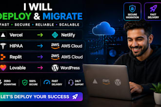 deploy migrate vercel netlify base44 replit hipaa aws lovable ai e learning app