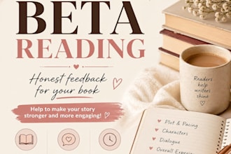 beta read and review you book honestly
