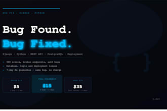 hunt down and fix bugs in your django or python app fast