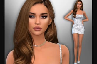 made personalised sims 4 character mod or custom content for you in your style