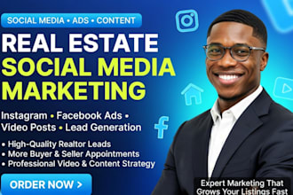real estate realtor social media ig facebook marketing ads video post lead gen