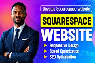 develop squarespace website build squarespace website development