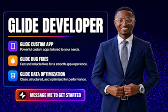 be your glide expert and developer for mobile apps web apps no code mvps