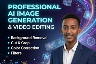 professional image editing and  ai image generator